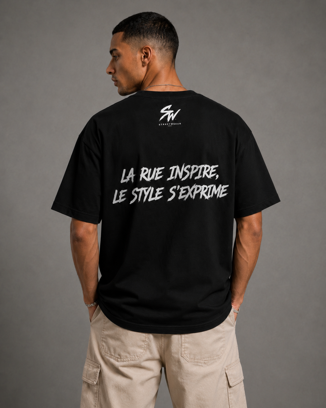 T-shirt exclusifs STREETWEAR Noir