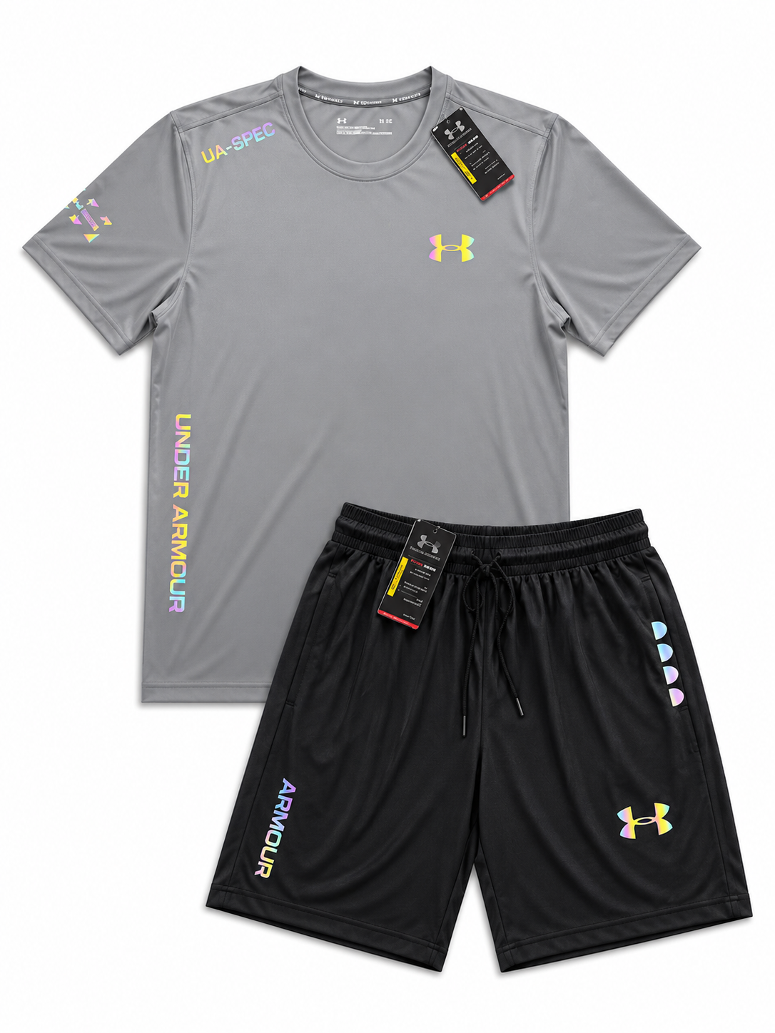 Ensemble Under Armour concept gris - vue face