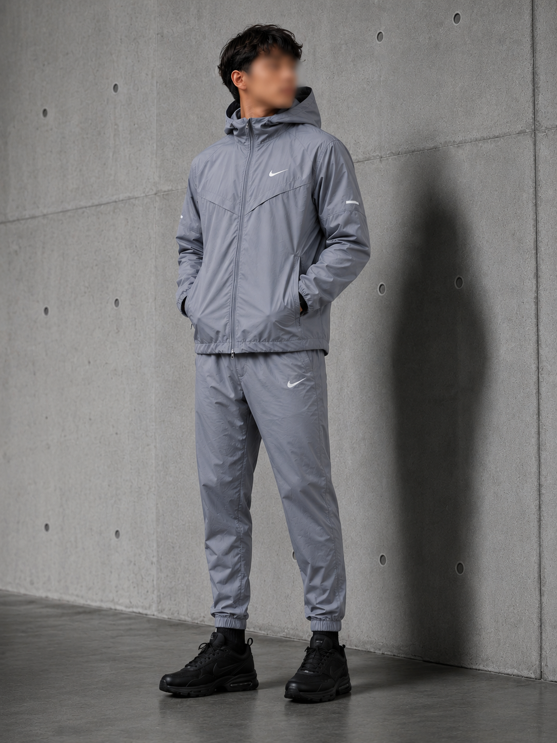 Nike Miler Running Jack smoke grey - vue 4