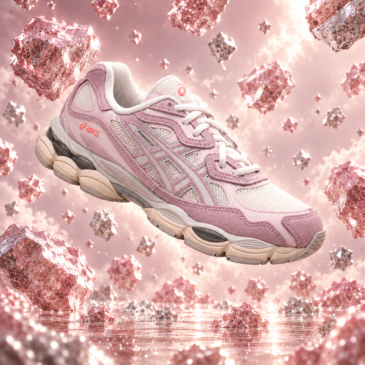 ASICS Gel-NYC pink water