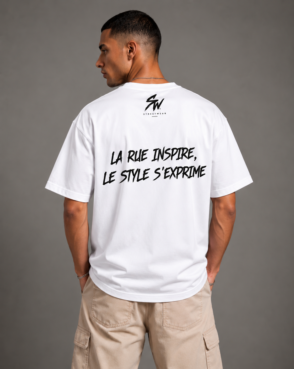 T-shirt exclusifs STREETWEAR Blanc
