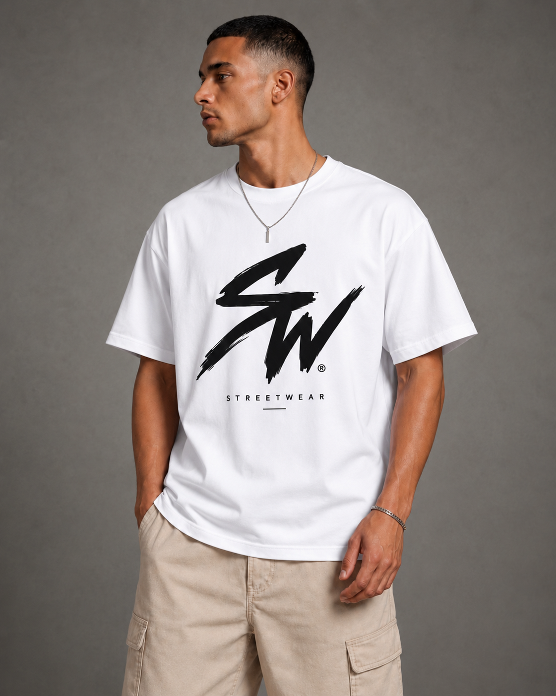T-shirt exclusifs STREETWEAR Blanc