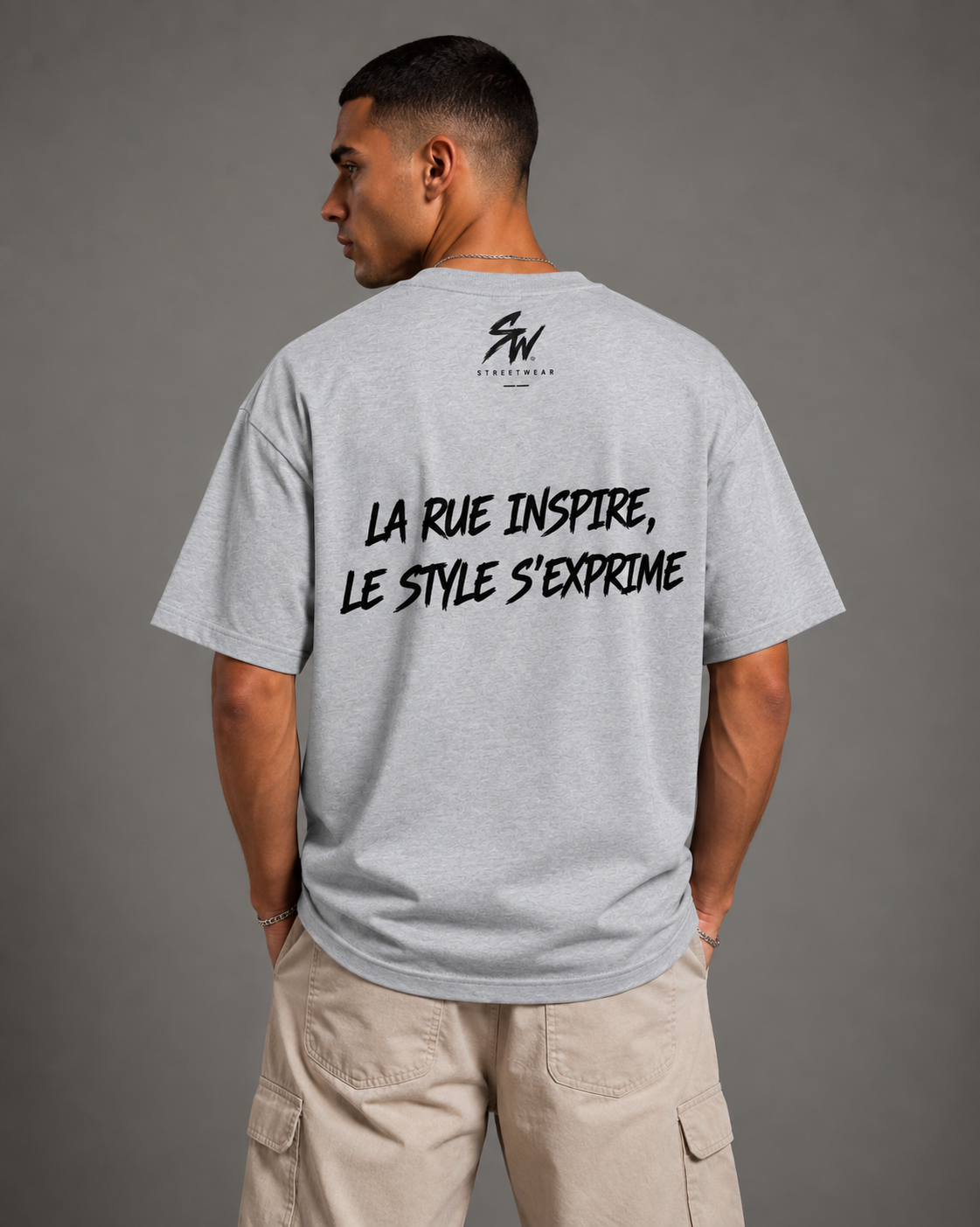 T-shirt exclusifs STREETWEAR Gris