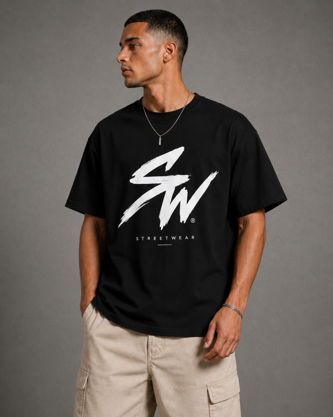 T-shirt exclusifs STREETWEAR Noir
